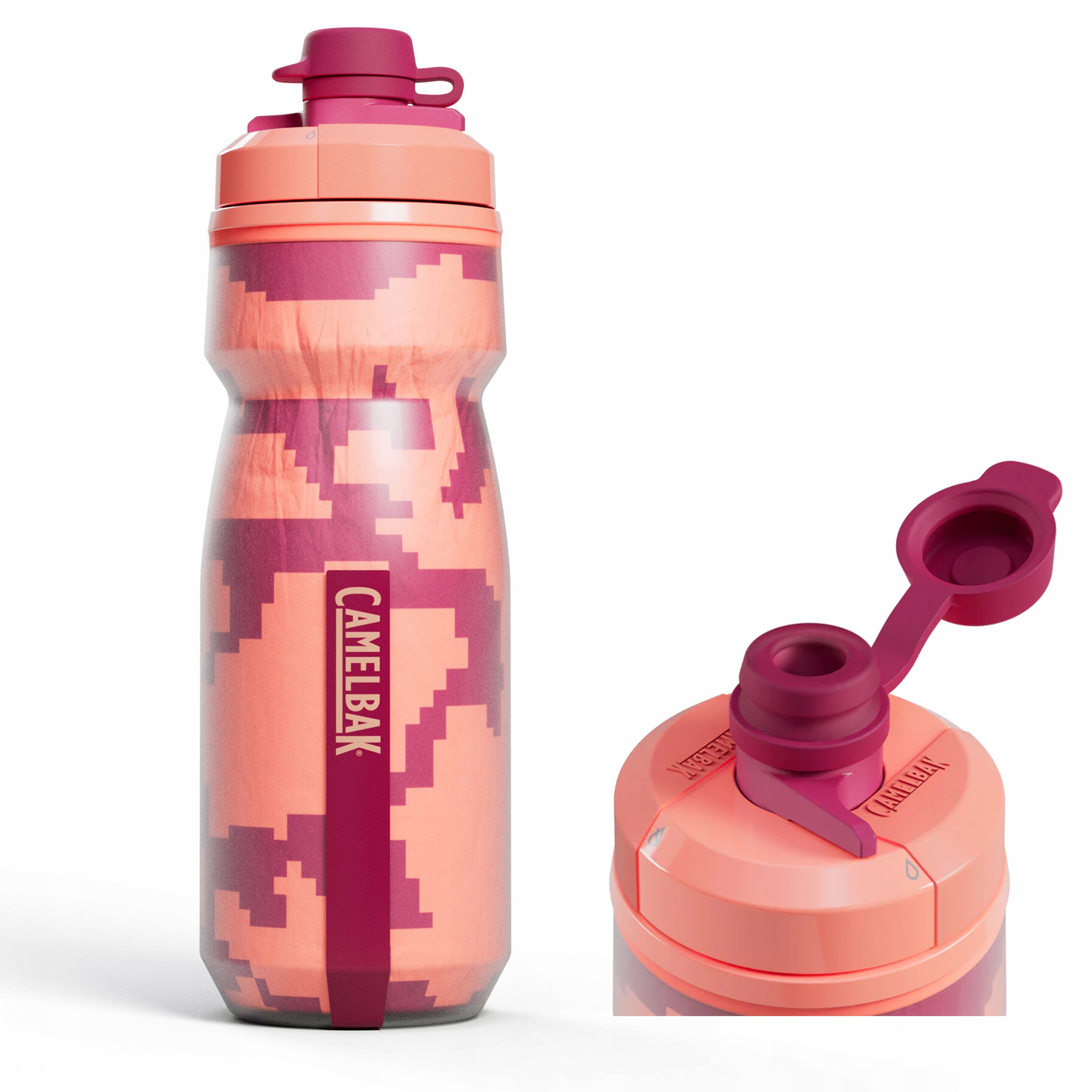 Bidon CamelBak Podium Dirt Series Chill Thermo 620 ml Berry Digi Camo