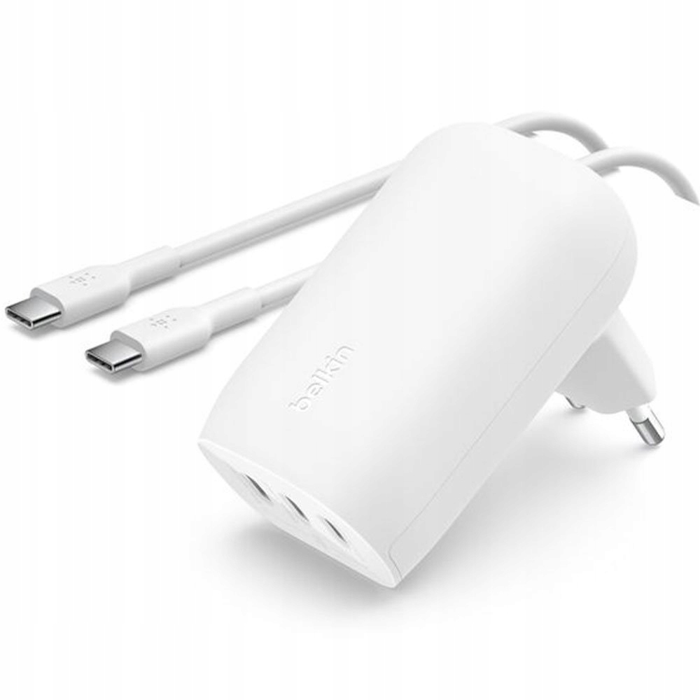 Belkin 67W Pd 3.1 3 Port Usb-c Wall Charger Usb-c/usb-c kábel 1m…