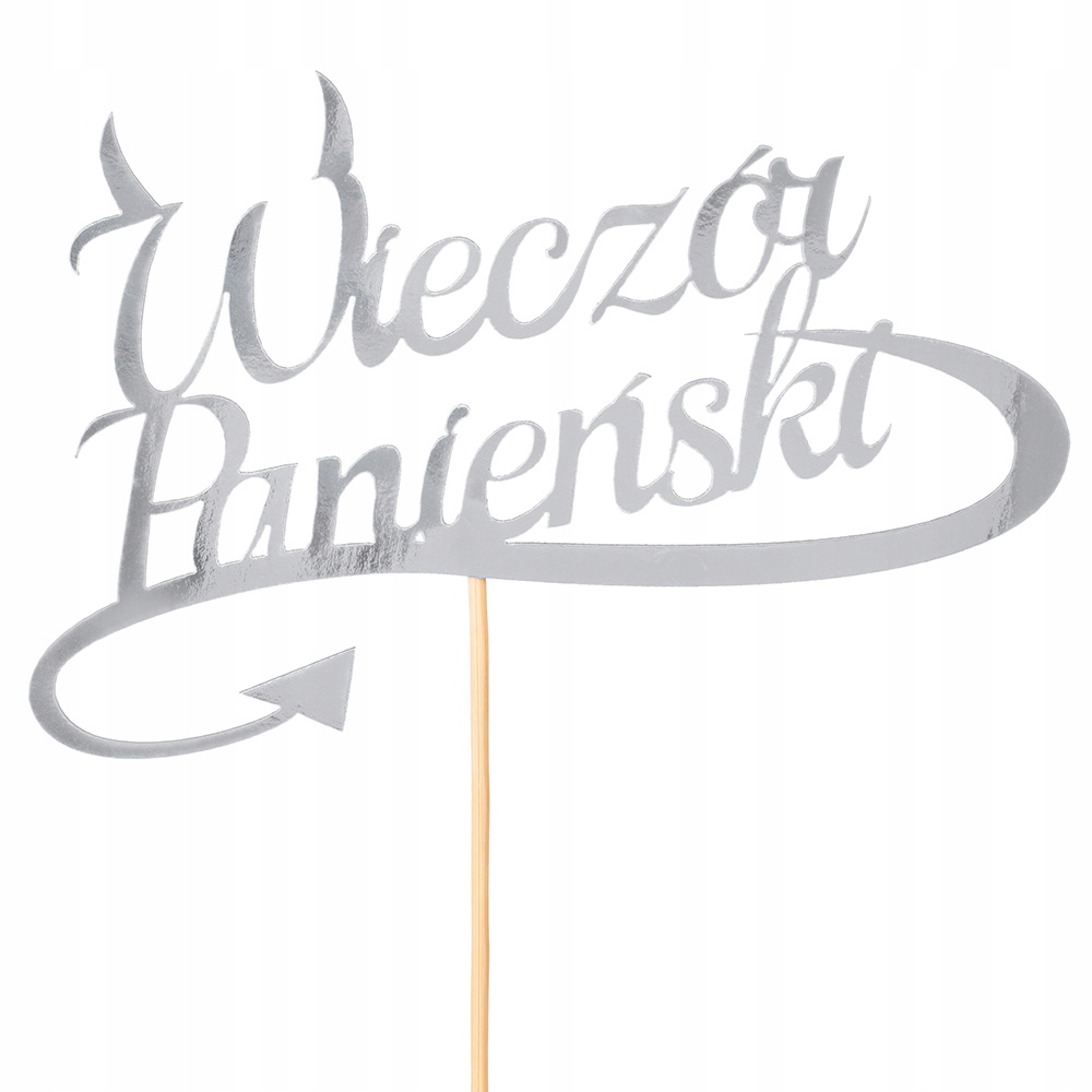 

Topper Z Napisem Wieczór Panieński Toper Ozdobny