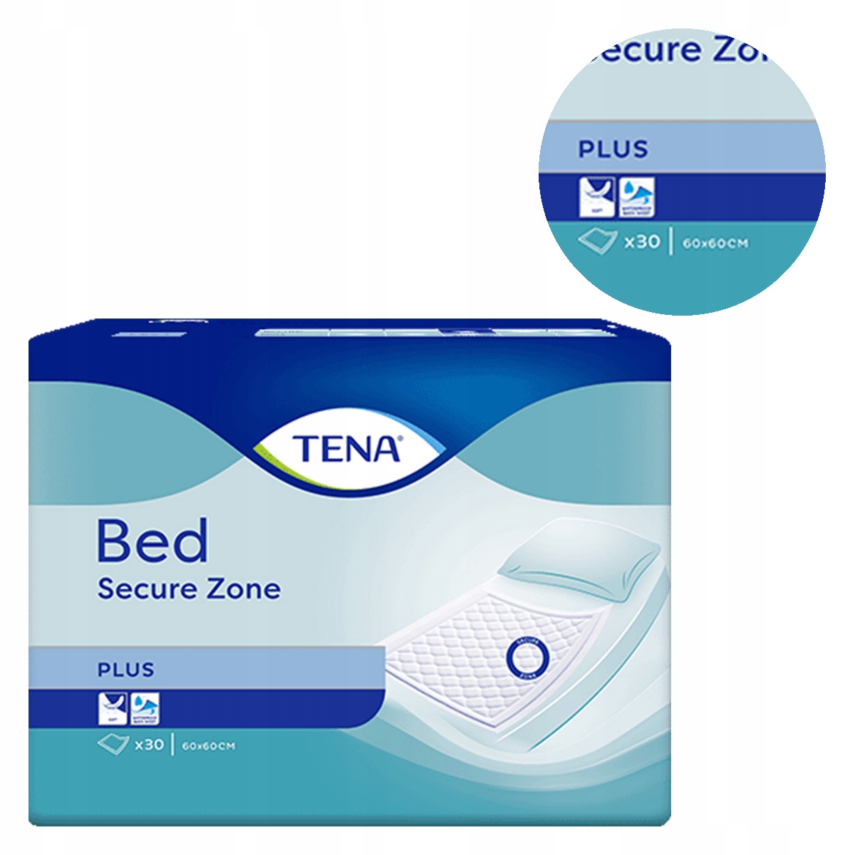 

Tena Bed Plus podkłady higieniczne 60x60cm 30szt