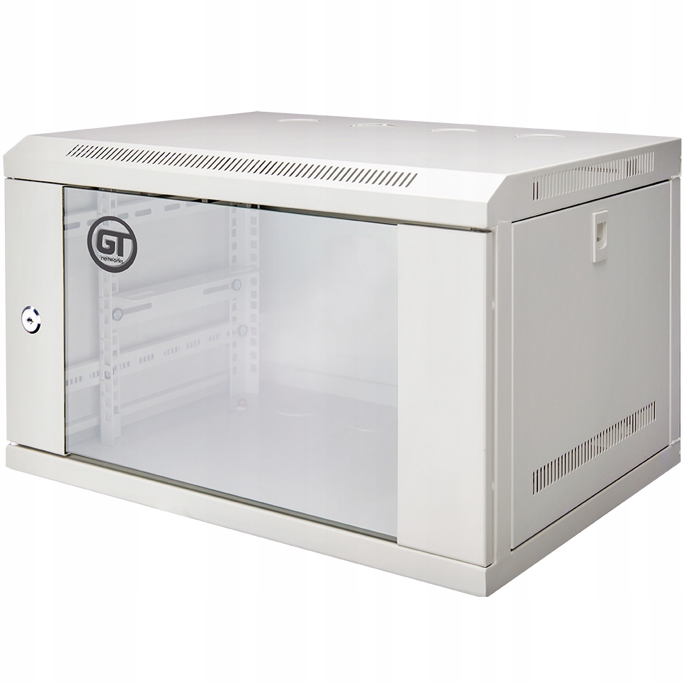 Szafa szafka Rack wisząca 19" 6U 400mm Szara