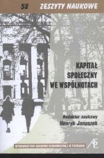 Kapitał Społeczny We Wspólnotach zeszyty naukowe 58