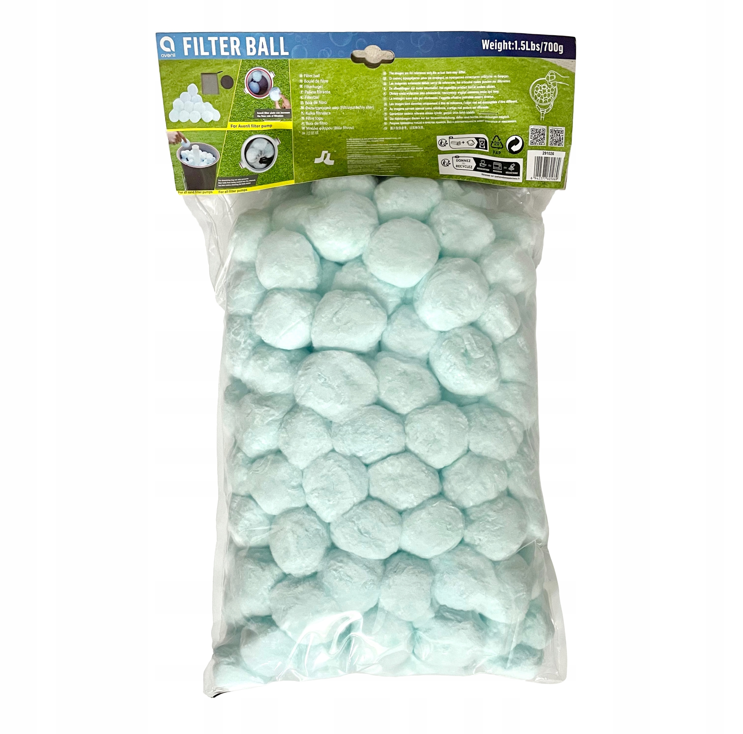 Kulki Filtrujące Pompy Piaskowej Pompa Basen Filtr 700g=25kg Piasku 291026 Producent inny