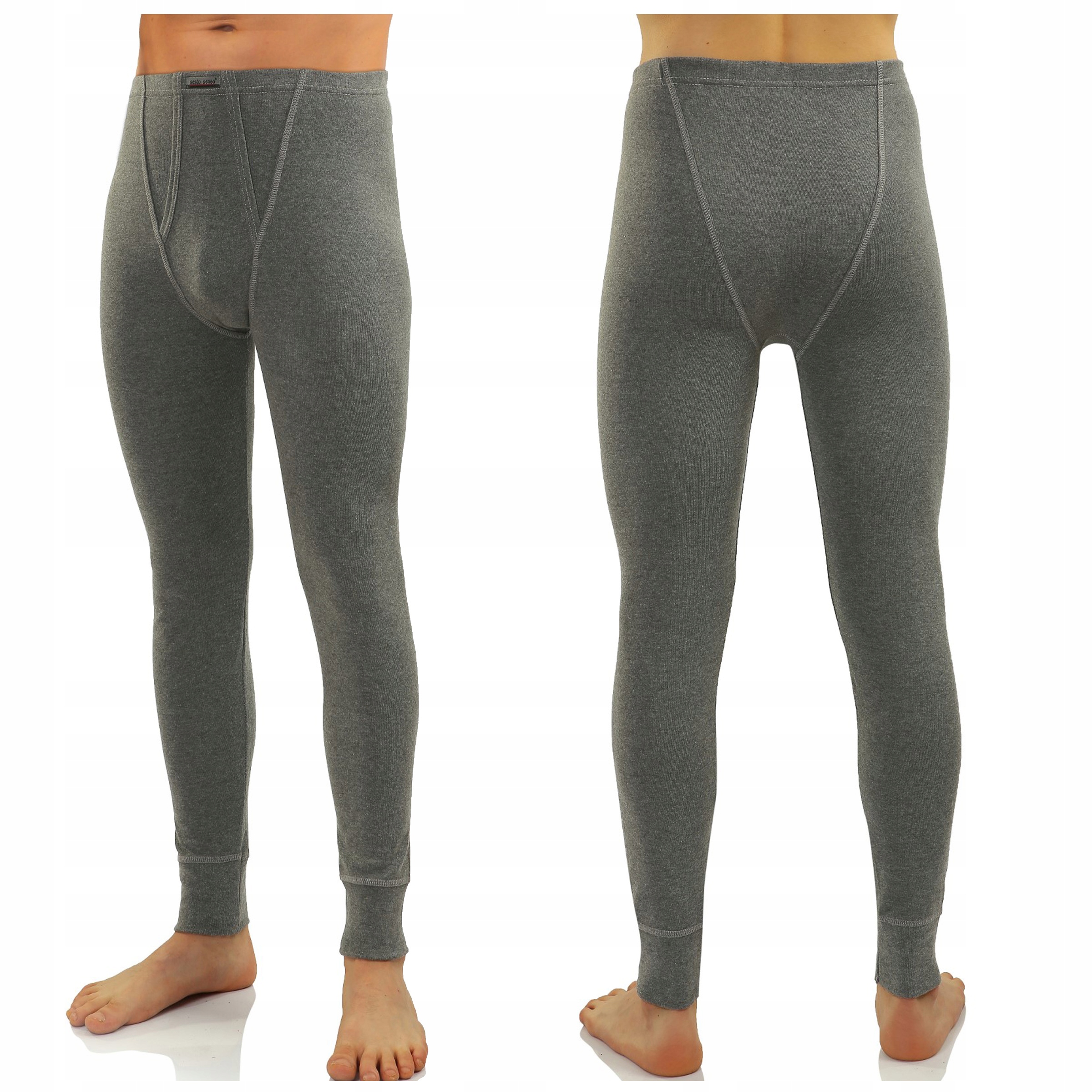 

bawełniane Ciepłe Kalesony męskie zwężane na zimę