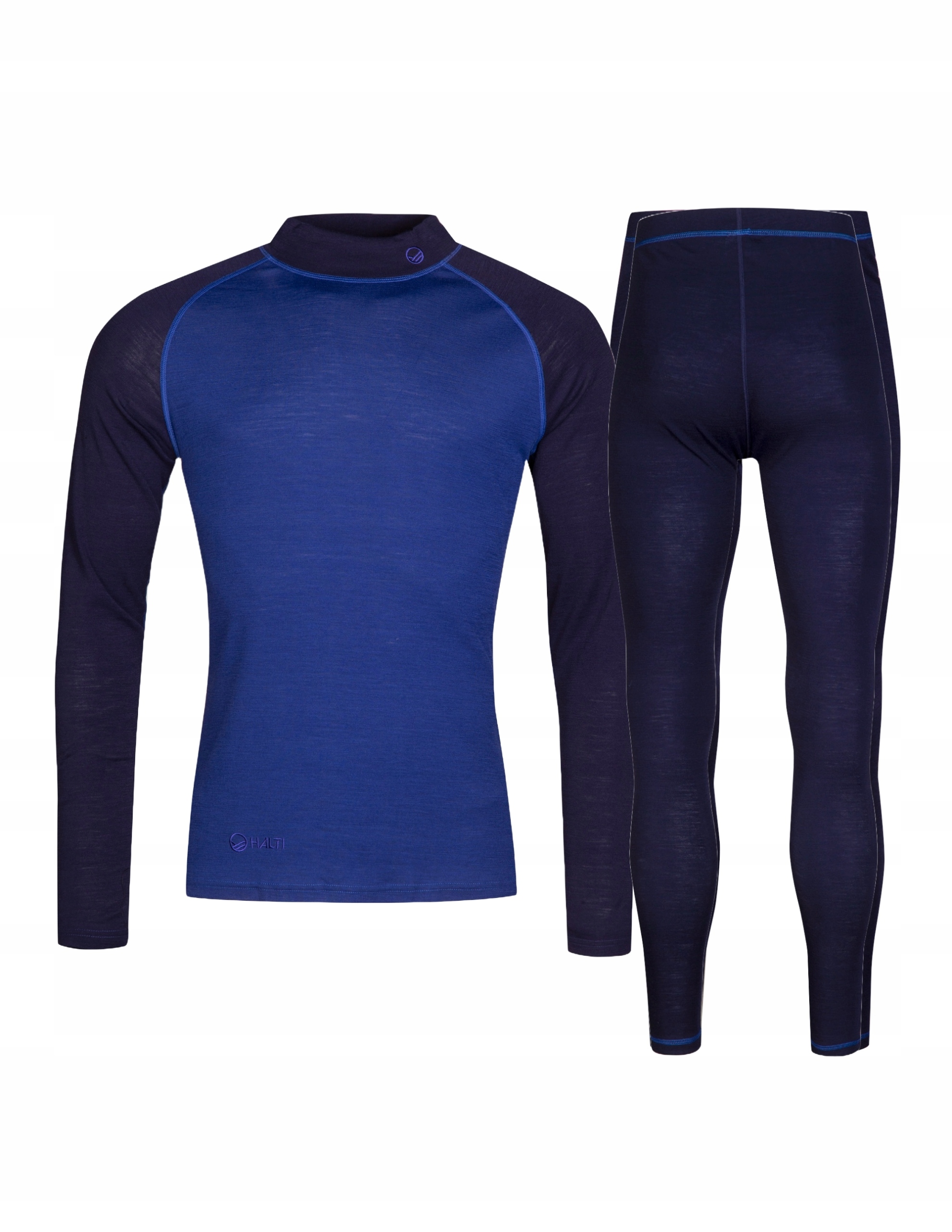 Termoaktivní set z merino vlny Halti Neva, prodyšný a hřejivý, velikost S, tmavě modrá
