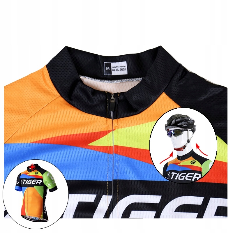 X-TIGER MĘSKA KOSZULKA ROWEROWA KRÓTKI RĘKAW MTB Model X-TIGER MĘSKA KOSZULKA ROWEROWA KRÓTKI RĘKAW MTB