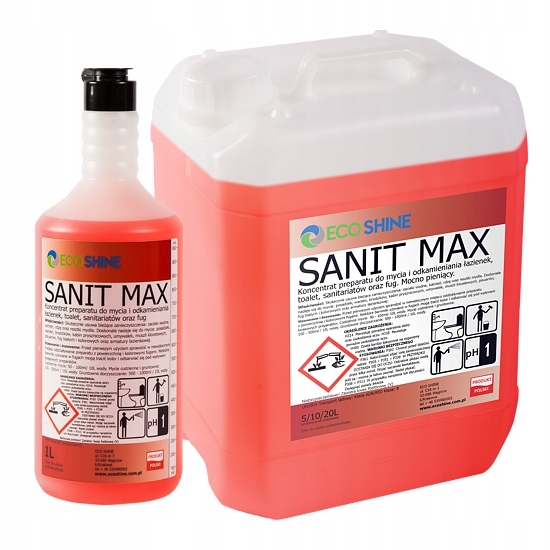 

Eco Shine, Sanit Max,koncentrat Do Wc! - 1l