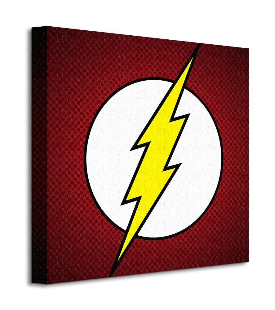 

DC Comics Flash Symbol Obraz na płótnie 40x40 cm
