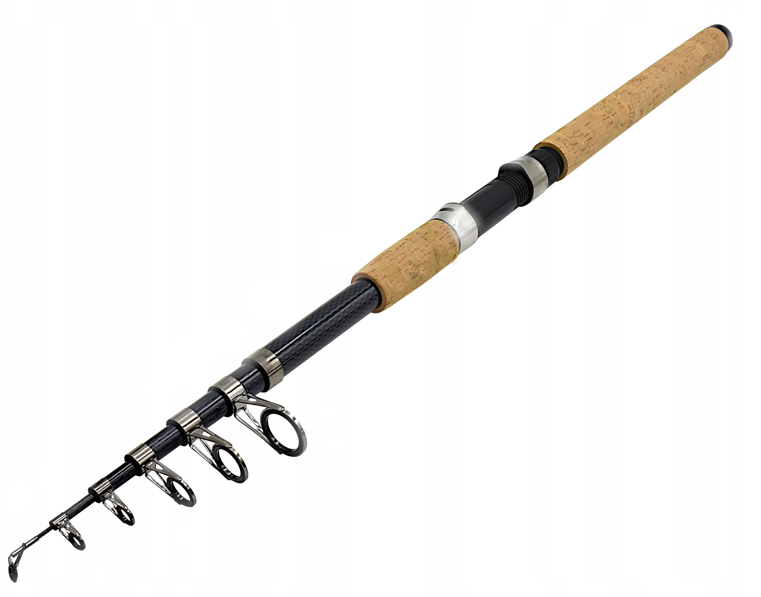 

Wędka teleskopowa 300 Mf cw 60-120g Carbon Węglowa