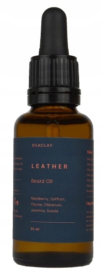 SILKCLAY Olejek do brody i zarostu LEATHER 30 ML