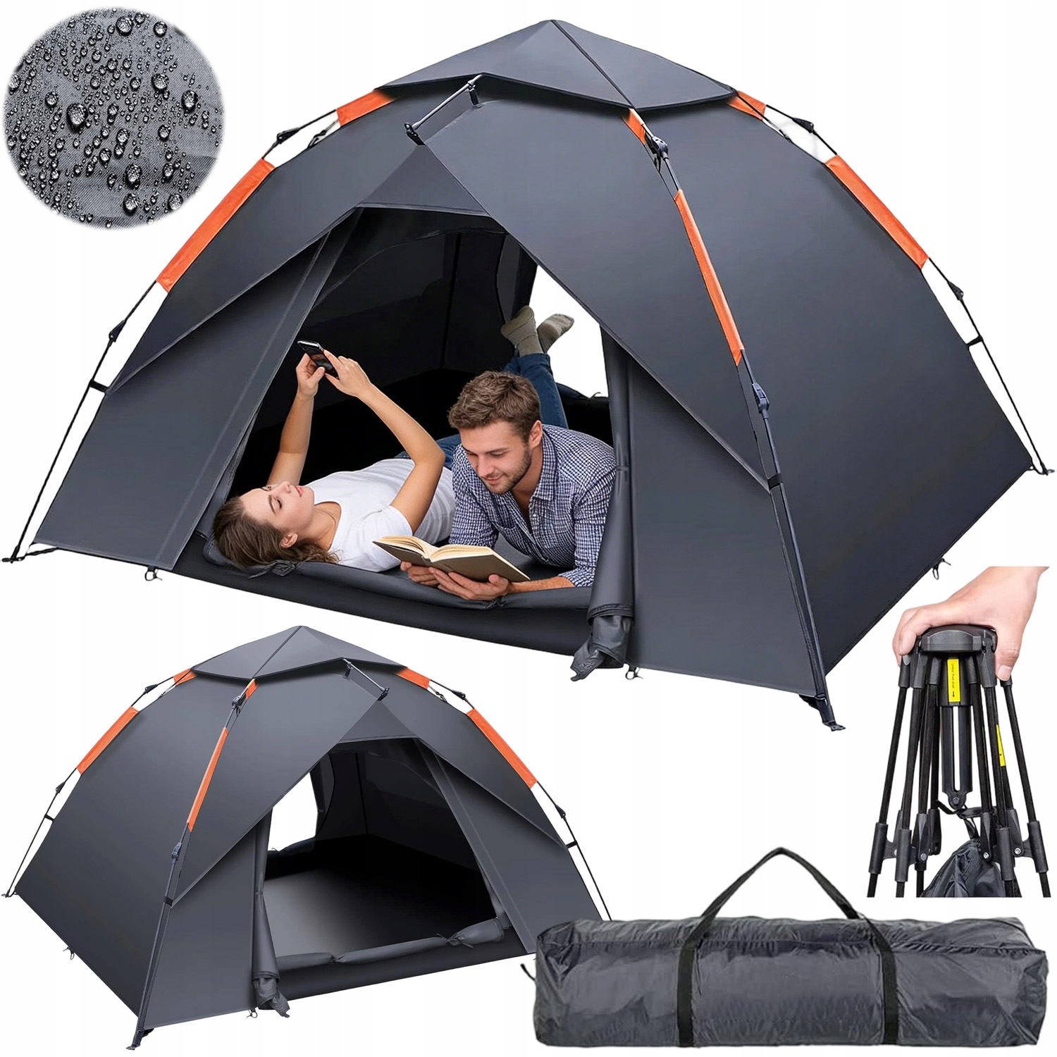 Stan Pro 2 Osoby 225 X 135 CM Voděodolná Taška