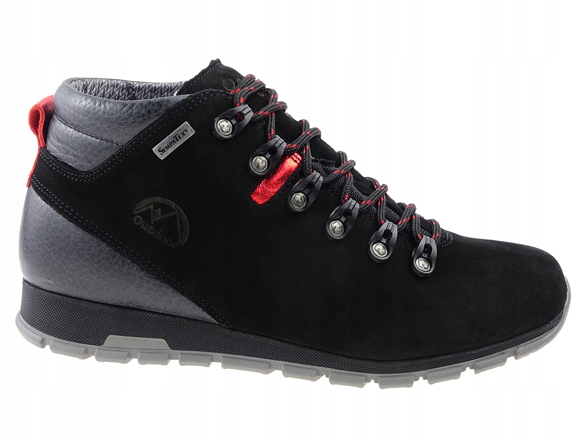 Nik buty trekking 08-0586-11301 sympatex czarne 40