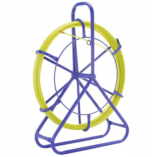 Pilot do przeciągania włókno szklane Frp 4,5mm 100m, żółty