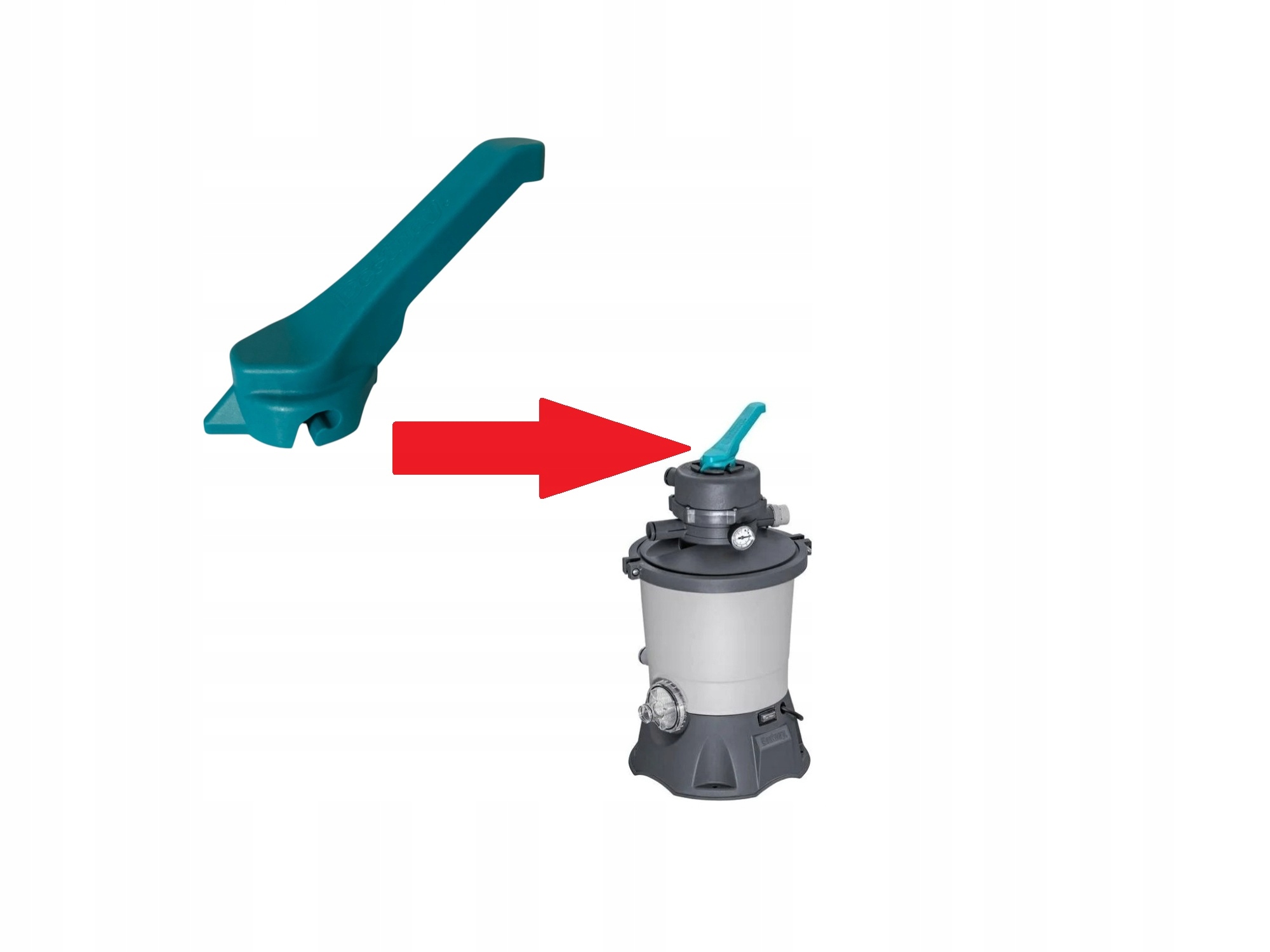 Rączka Uchwyt Do Zaworu Sterującego Do Pompy Piaskowej Bestway 58515 (2023+