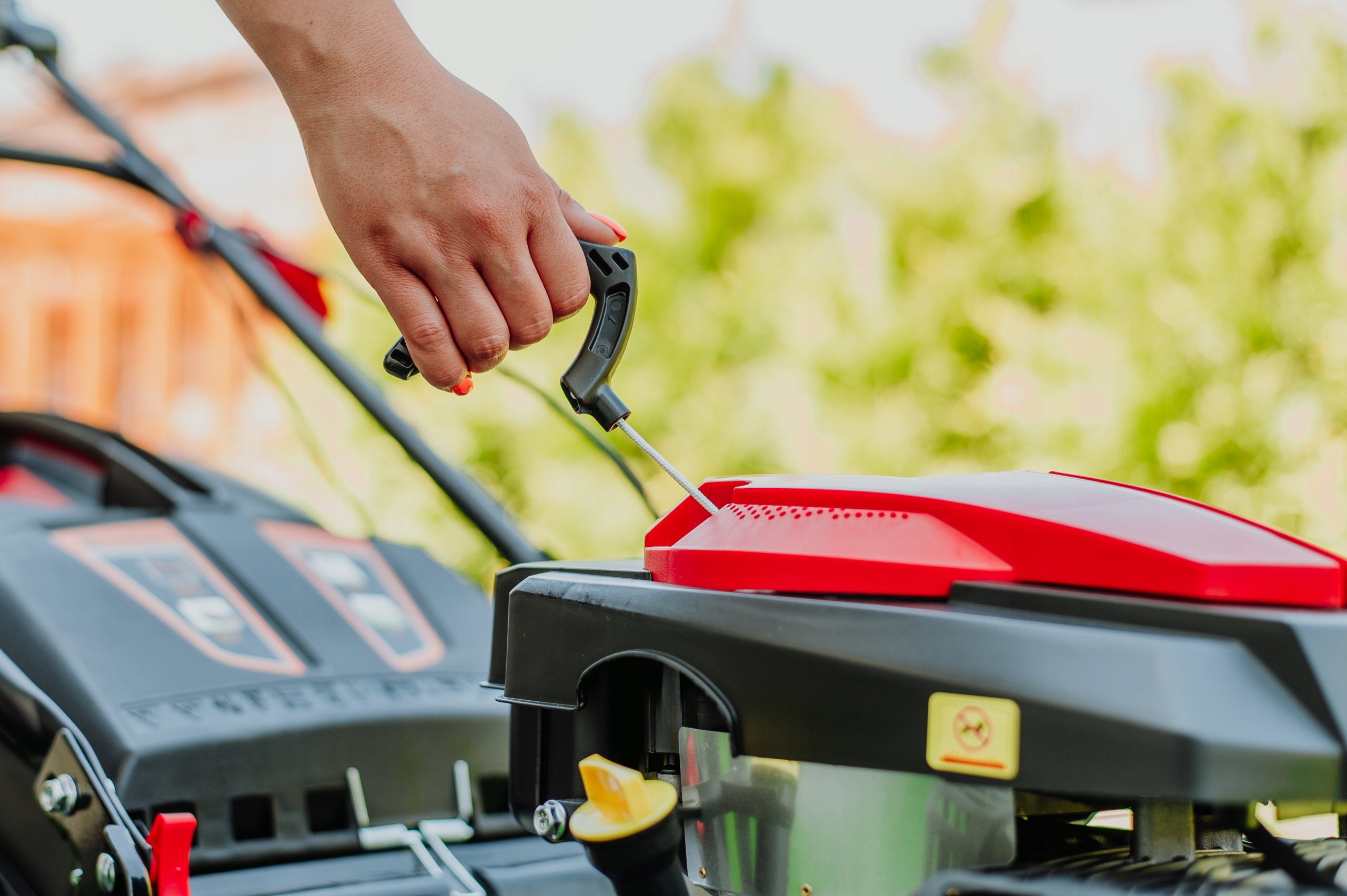 KOSIARKA SPALINOWA LEHMANN 53CM NAPĘD 9W1 MOCNA 9KM POWŁOKA OCHRONNA Pojemność kosza 60 l