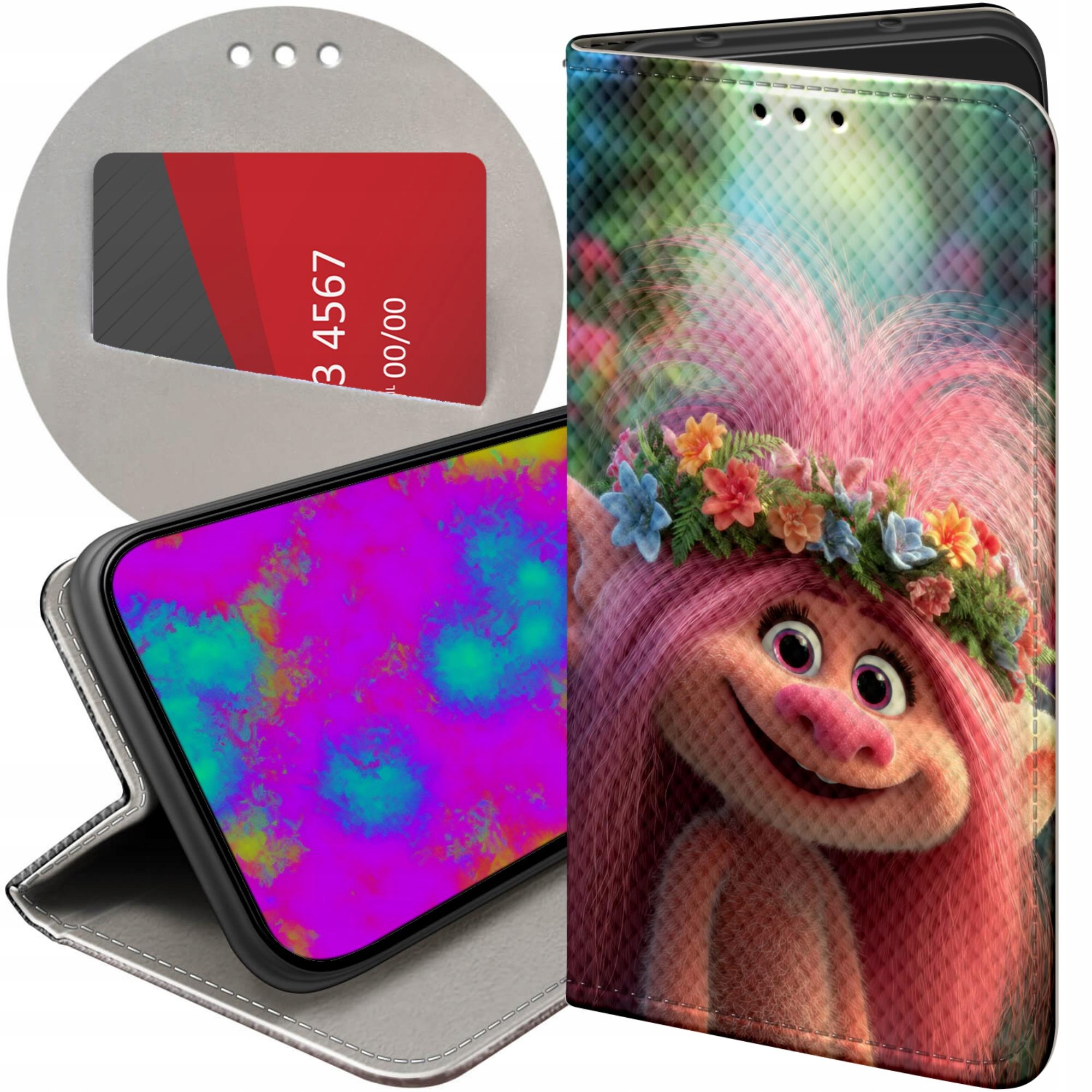 Etui Z Klapką Do Honor 400 Smart X7D 4G 5G Trole Stworki Skrzaty