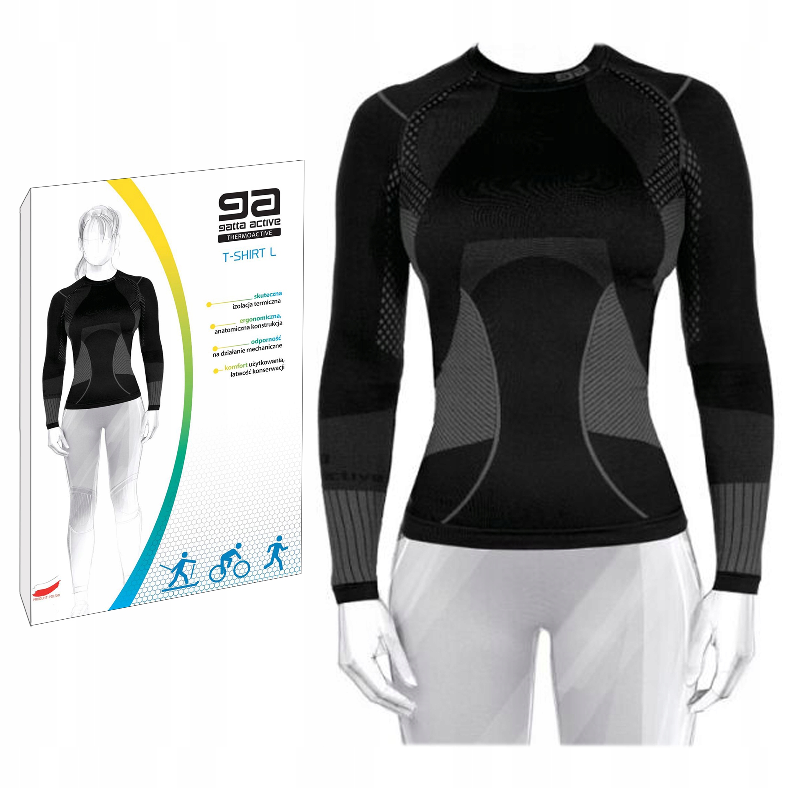 

Gatta koszulka damska Ama termo bezszwowa S