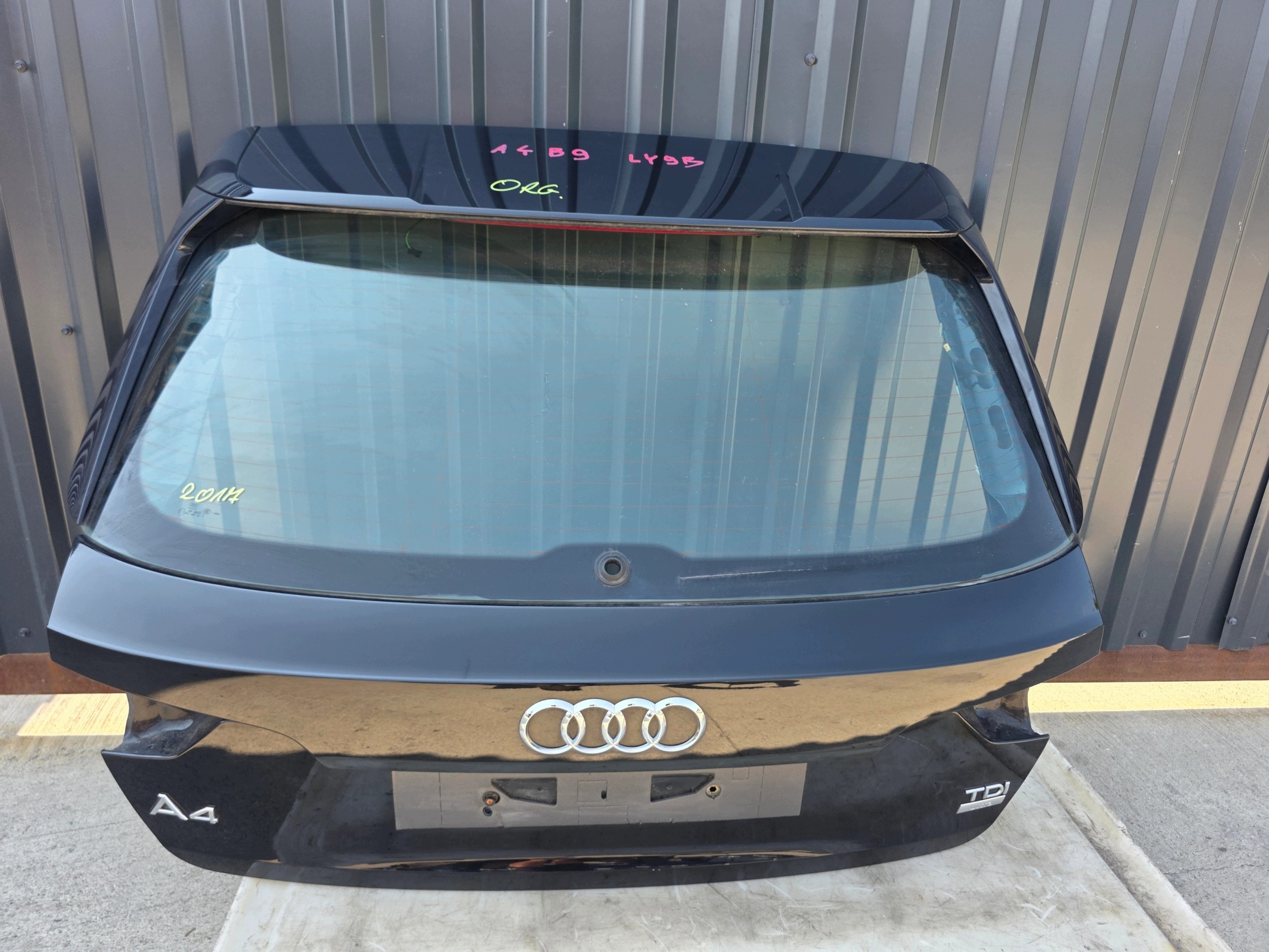 boot door rear AUDI A4 B9 AVANT KOMBI LY9B original !!!