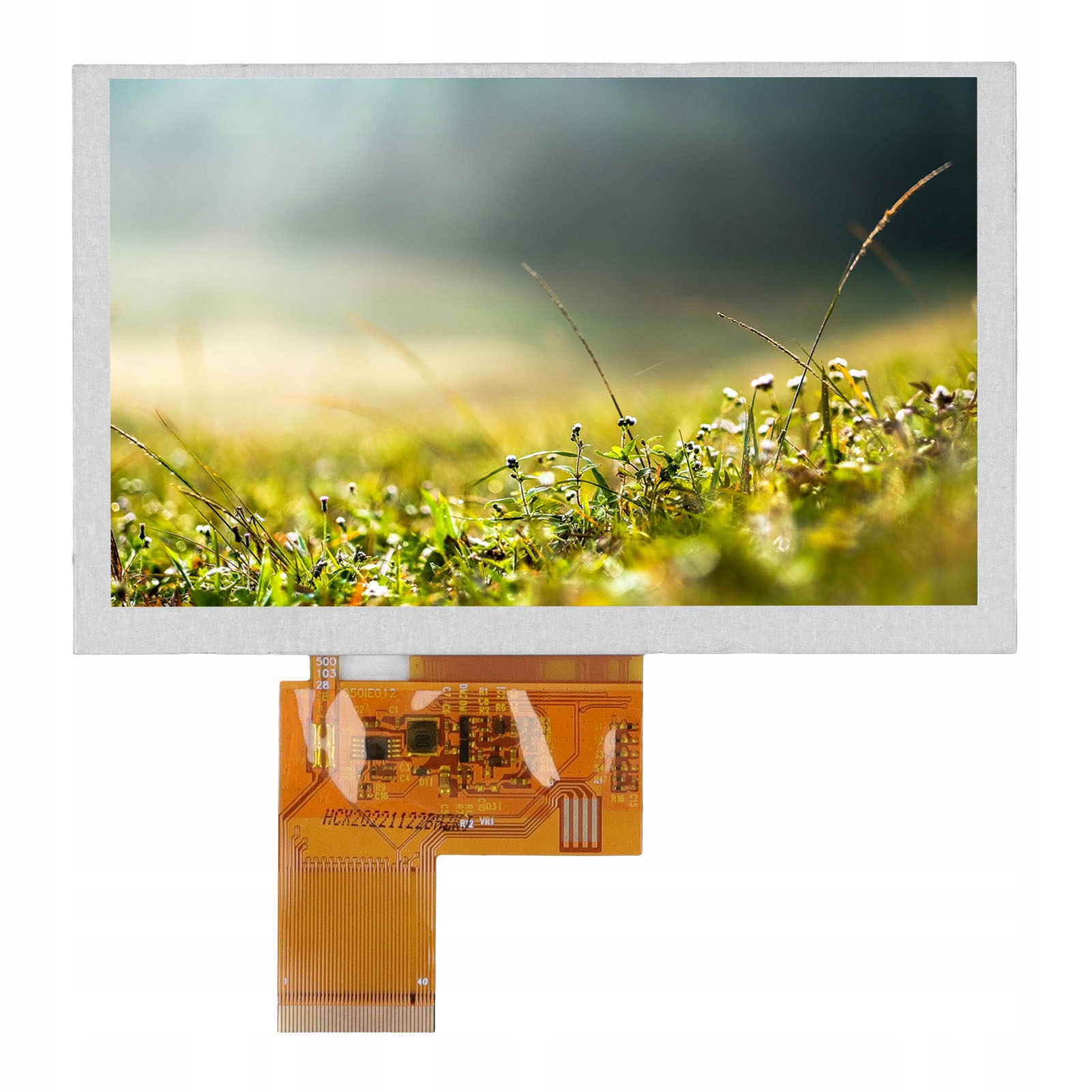 5palcový Tft LCD displej 800x480 Rgb Modu LCD o velikosti 6J