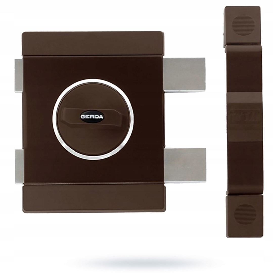 Zamek nawierzchniowy Gerda Tytan Zx Prawy Klasa 7 C brąz strukturalny