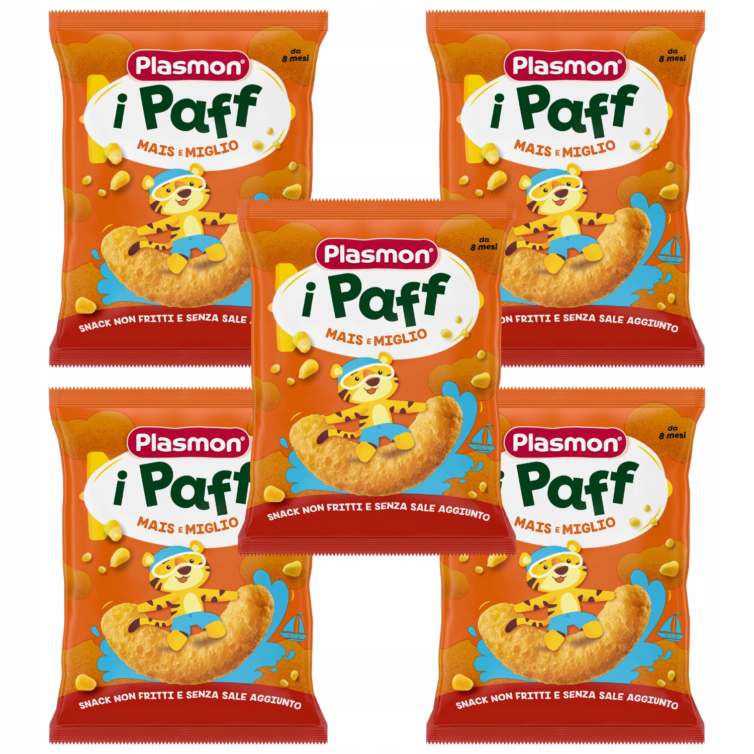 PLASMON Chrupki kukurydziano-jaglane 15g 5 op.