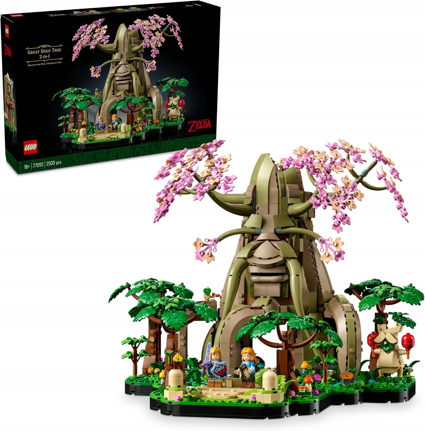 Lego The Legend of Zelda Deku Tree 2v1 2500 dílků pro dospělé 77092