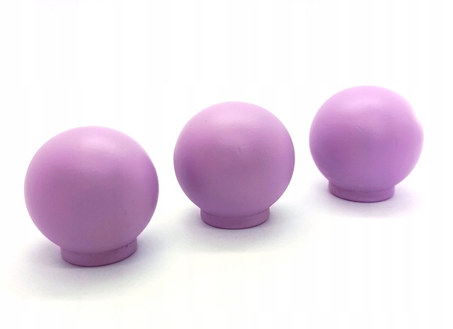 

Gałka Drewniana Kulka Fiolet Zestaw 3 Szt