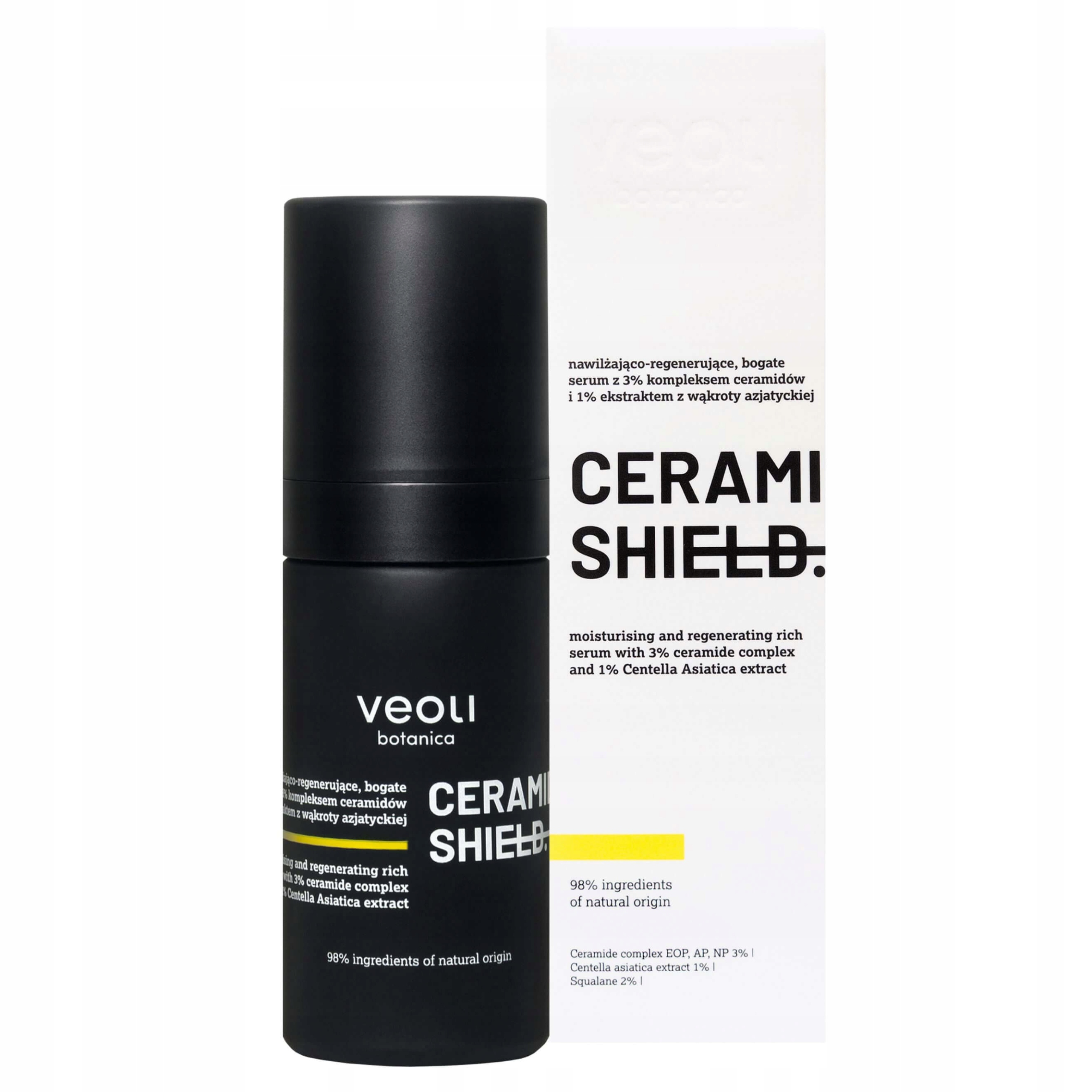 Hydratační pleťové sérum Ceramide Shield Veoli Botanica 30 ml