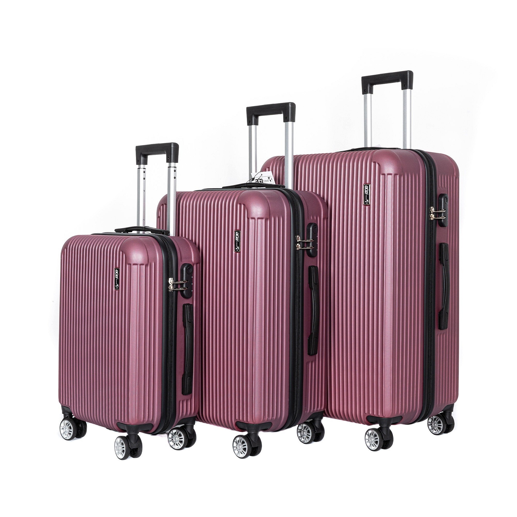 Aga Travel Sada cestovních kufrů MR4652 Vínová