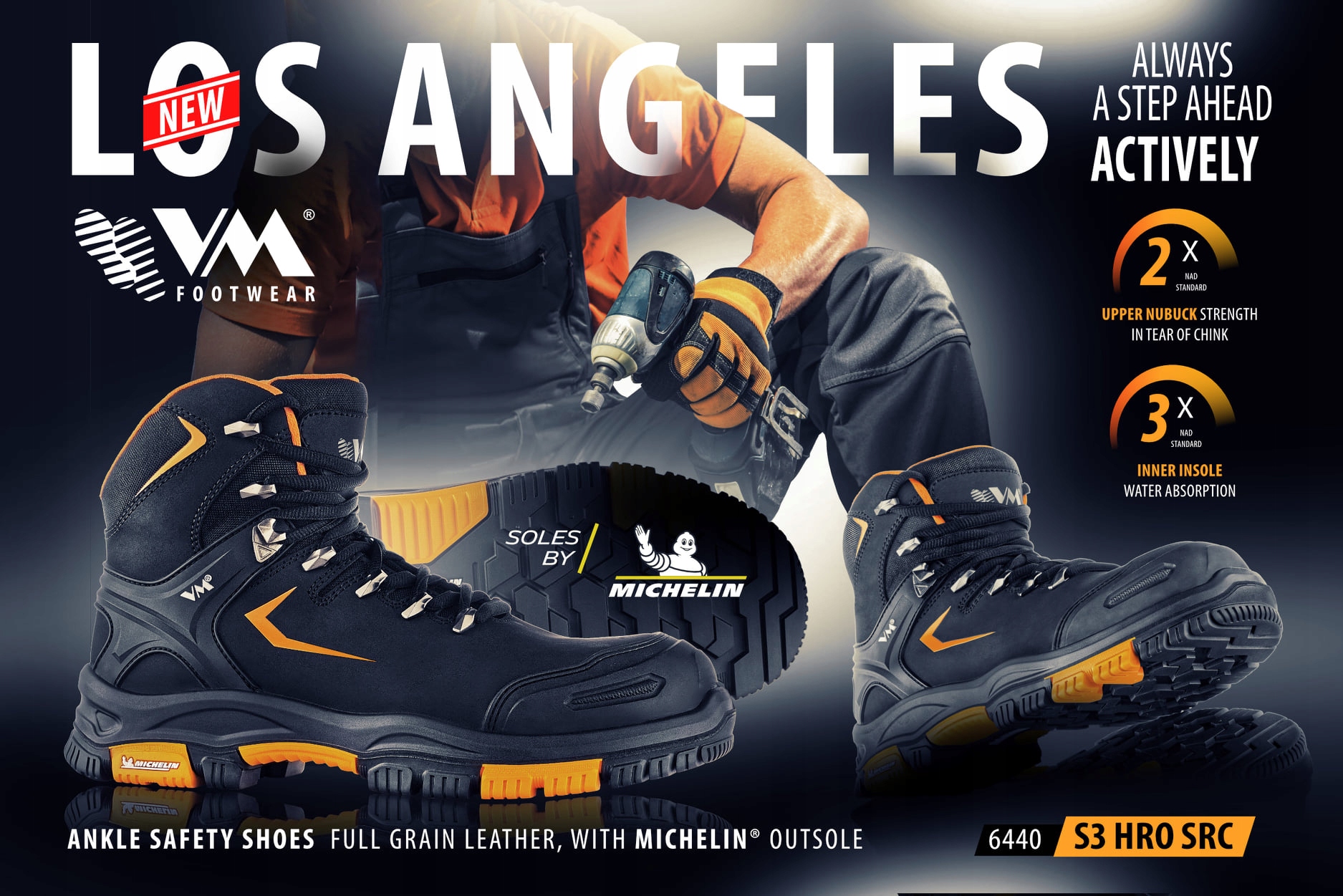 Buty robocze VM MICHELIN LOS ANGELES S3 gratis Kod producenta 6440-S3