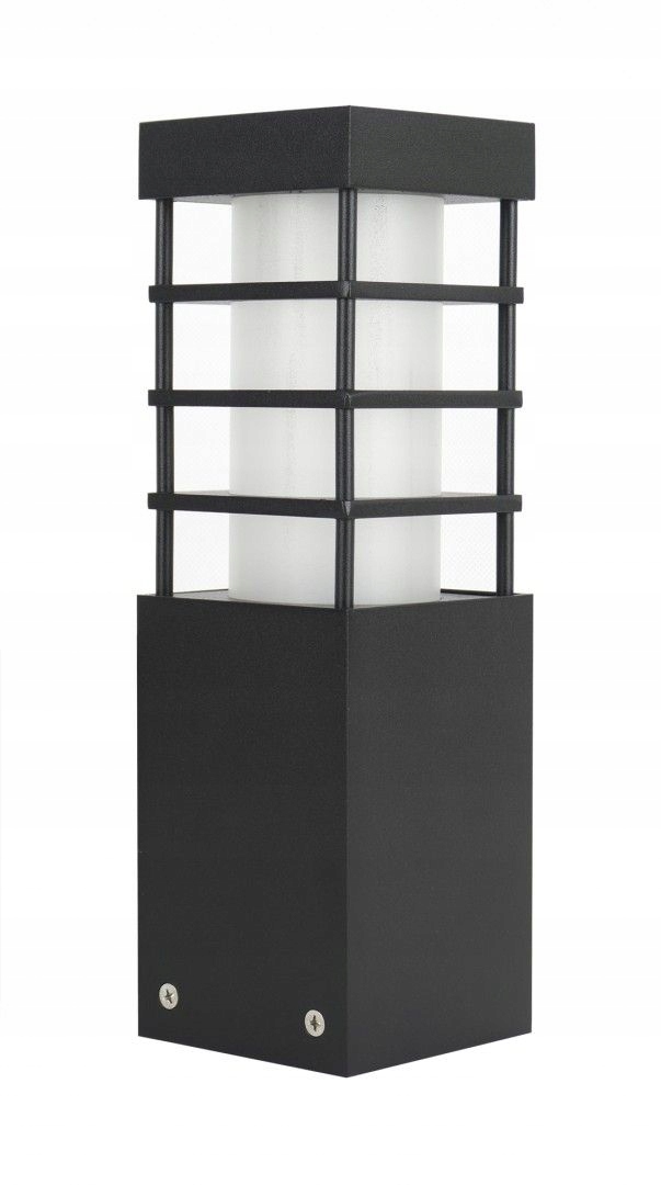 Lampa vonkajší záhradný stĺpik moderná čierna 25 cm IP54 Su-ma