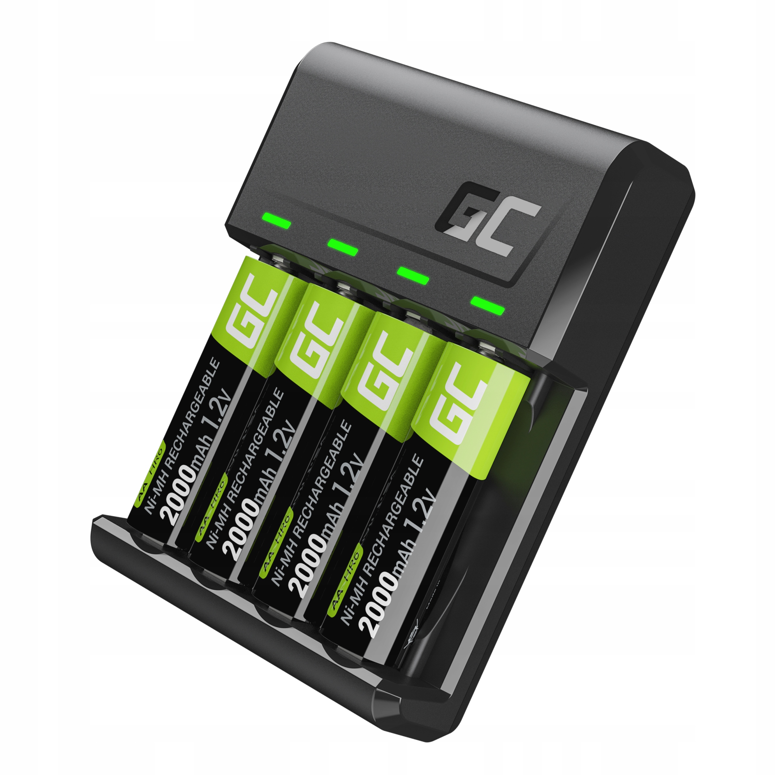 

Ładowarka Baterii 4x akumulatorki Aa R6 2000 mAh