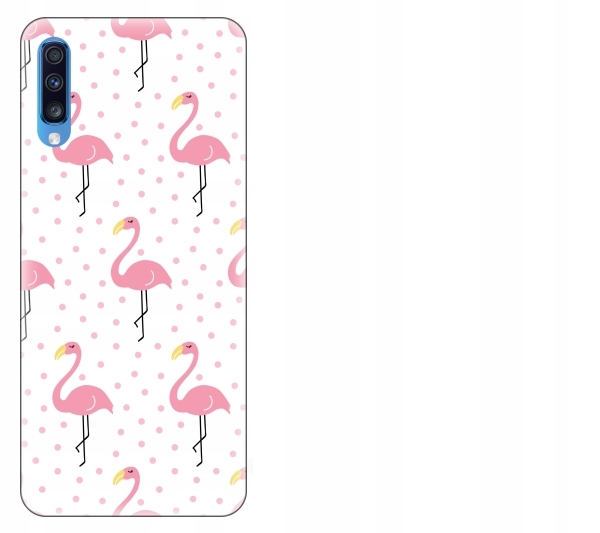 

Etui pokrowiec Samsung Galaxy A70 Flamingi róż