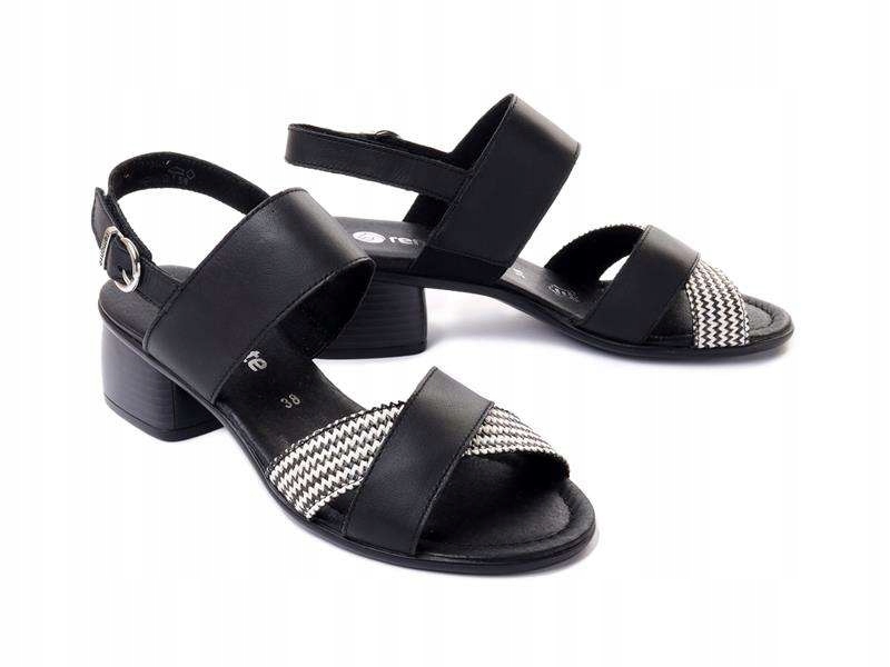 Sandały damskie Rieker Remonte R8767-00 black r39