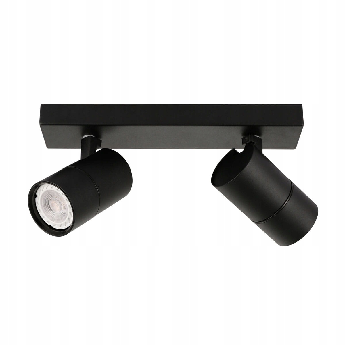 Italux Laconi Led čierna nástenná a stropná lampa moderná GU10 35W
