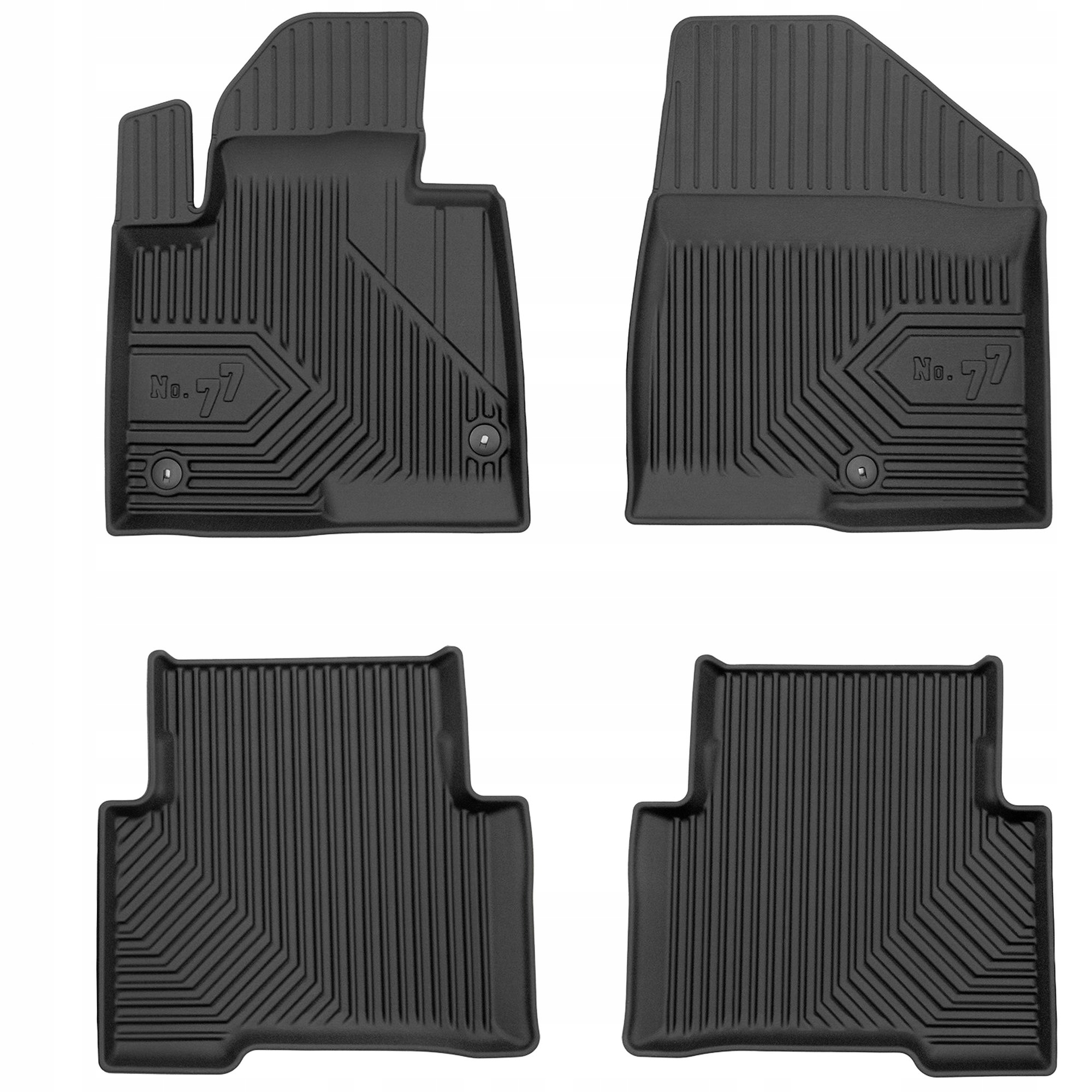 Gumové koberce č.77 Hyundai Santa Fe III 2012-2018