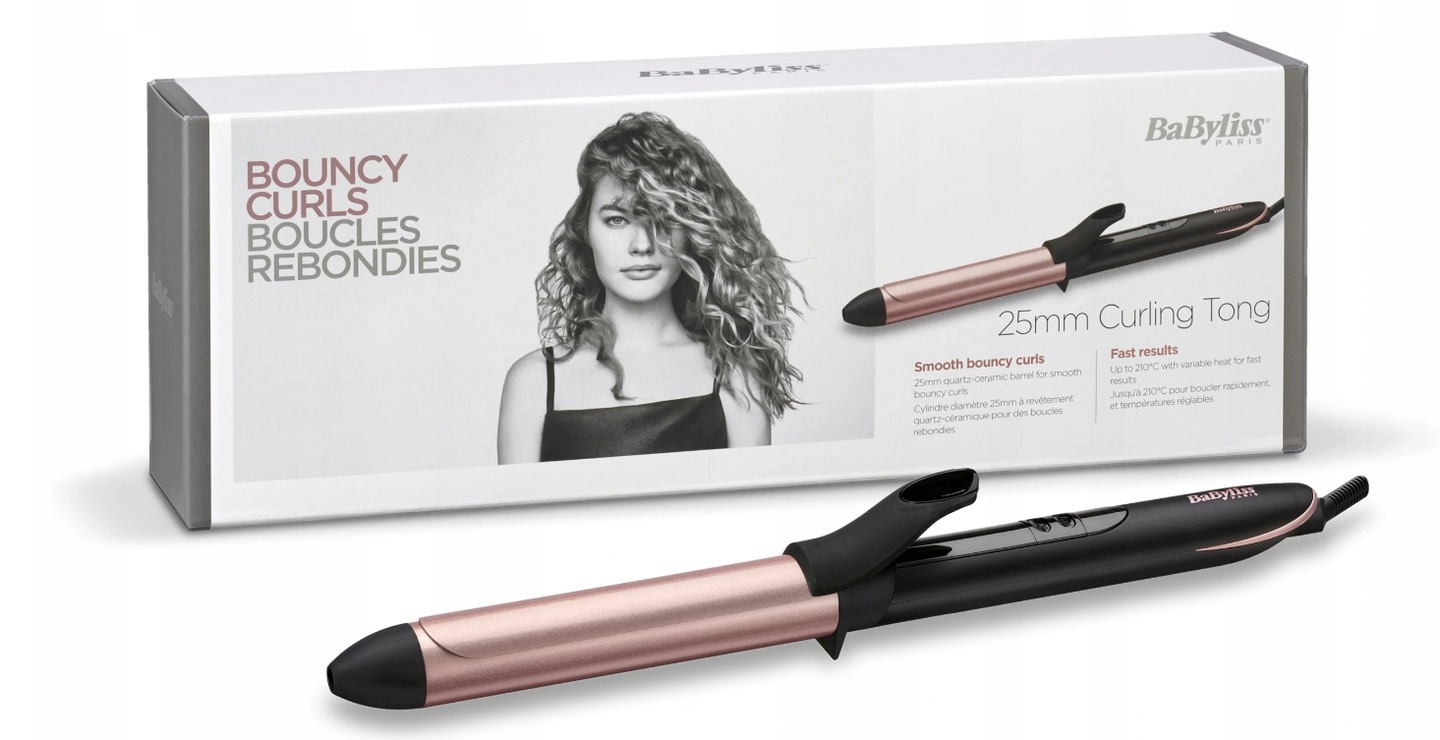 

Babyliss Lokówka Do Włosów Rose Quartz 25MM C451E