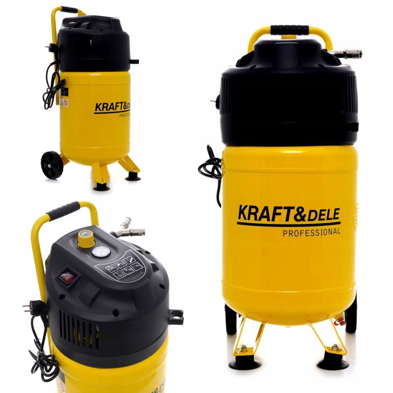 KOMPRESOR BEZOLEJOWY 30L SPRĘŻARKA 10 BAR 2 KM