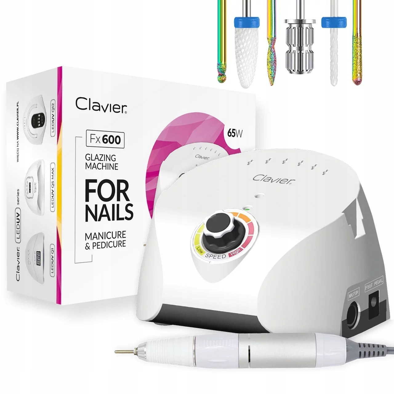 Frezarka do paznokci Clavier Fx 600 65 W