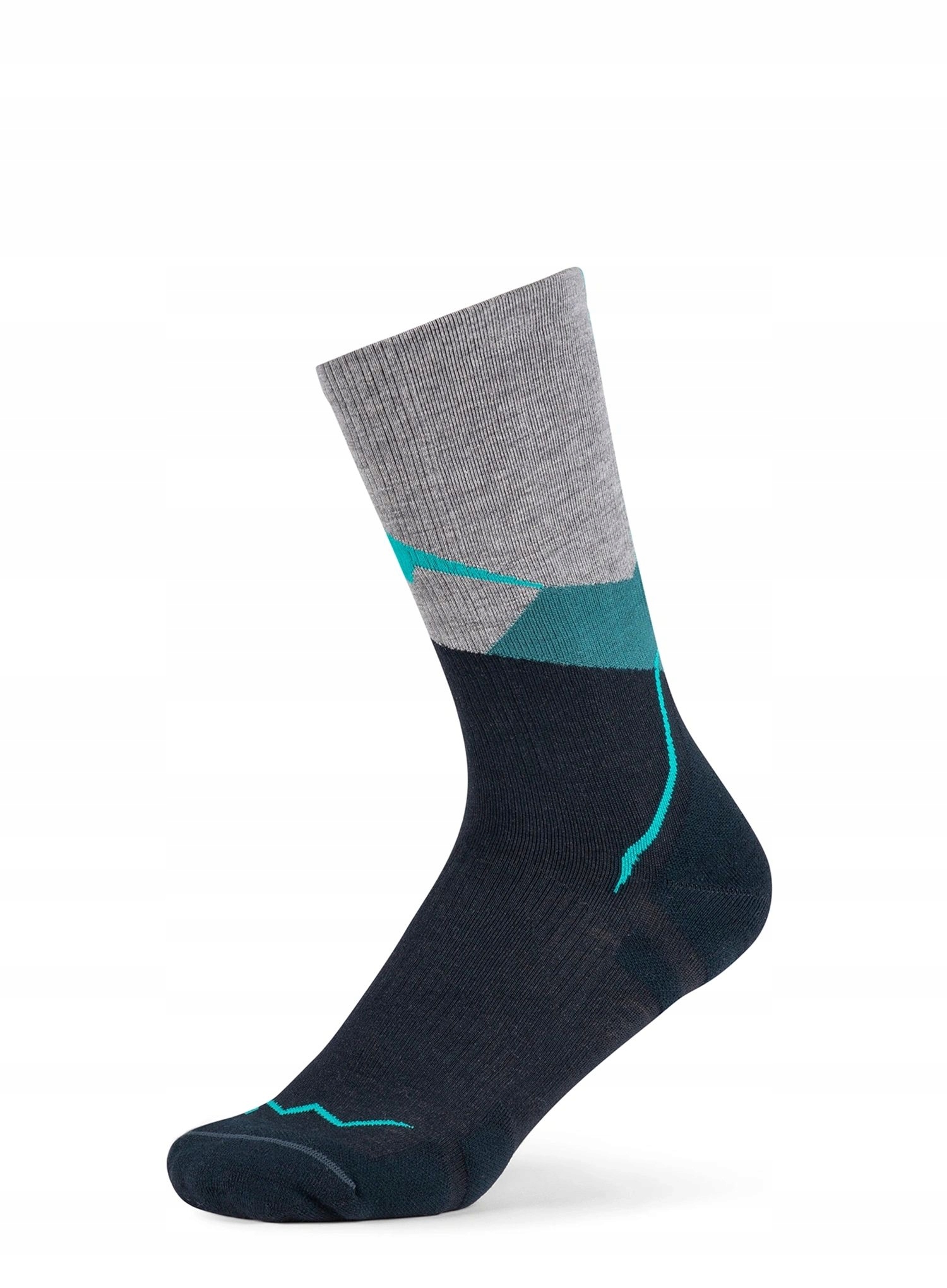 Ponožky Buff Merino LIghtweight Crew Sock LWC1 teal 45-47