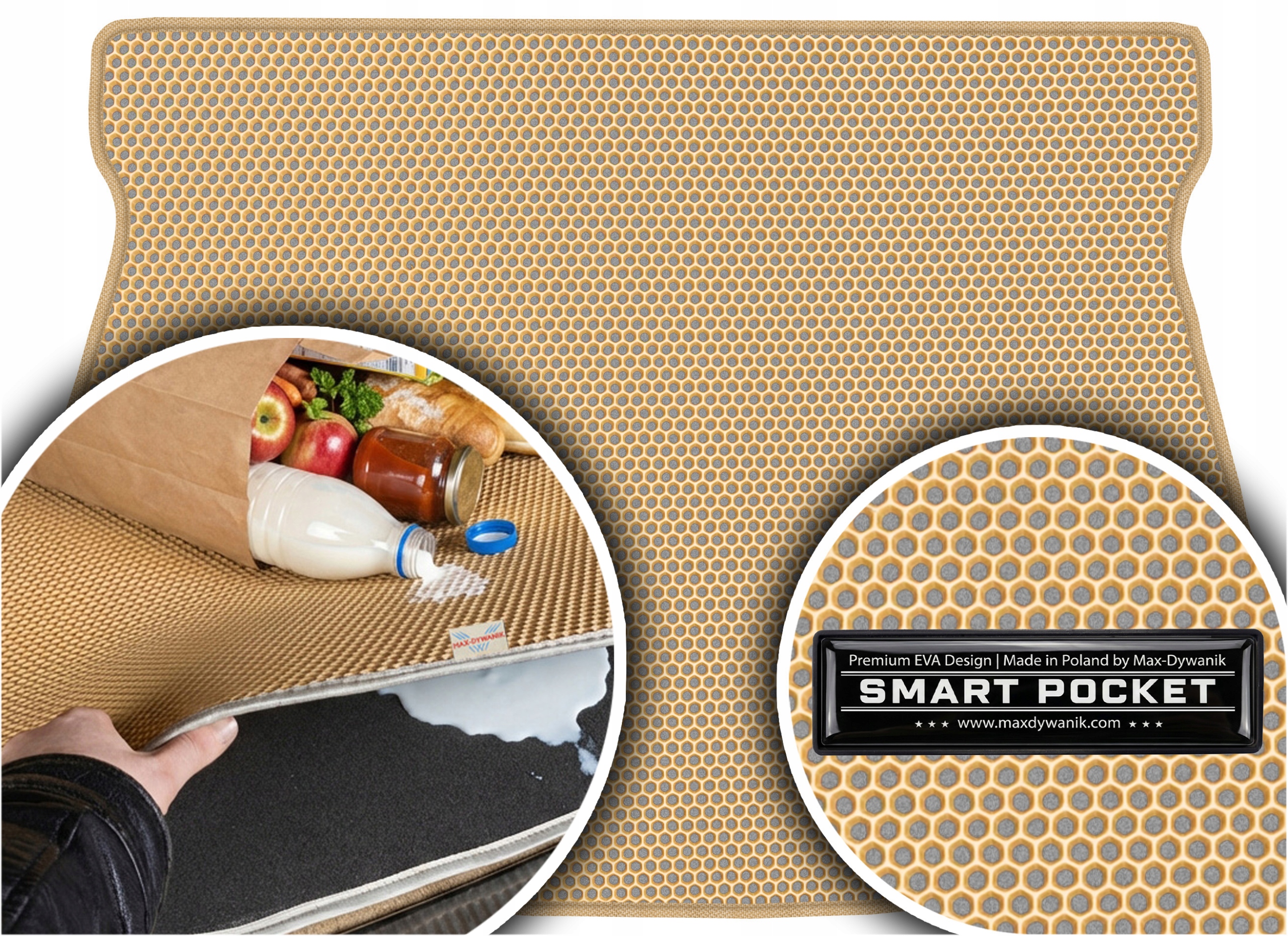 Bmw 3 E46 Compact 1998-2007 Vložka do batožinového priestoru Eva Smart Pocket Béžová