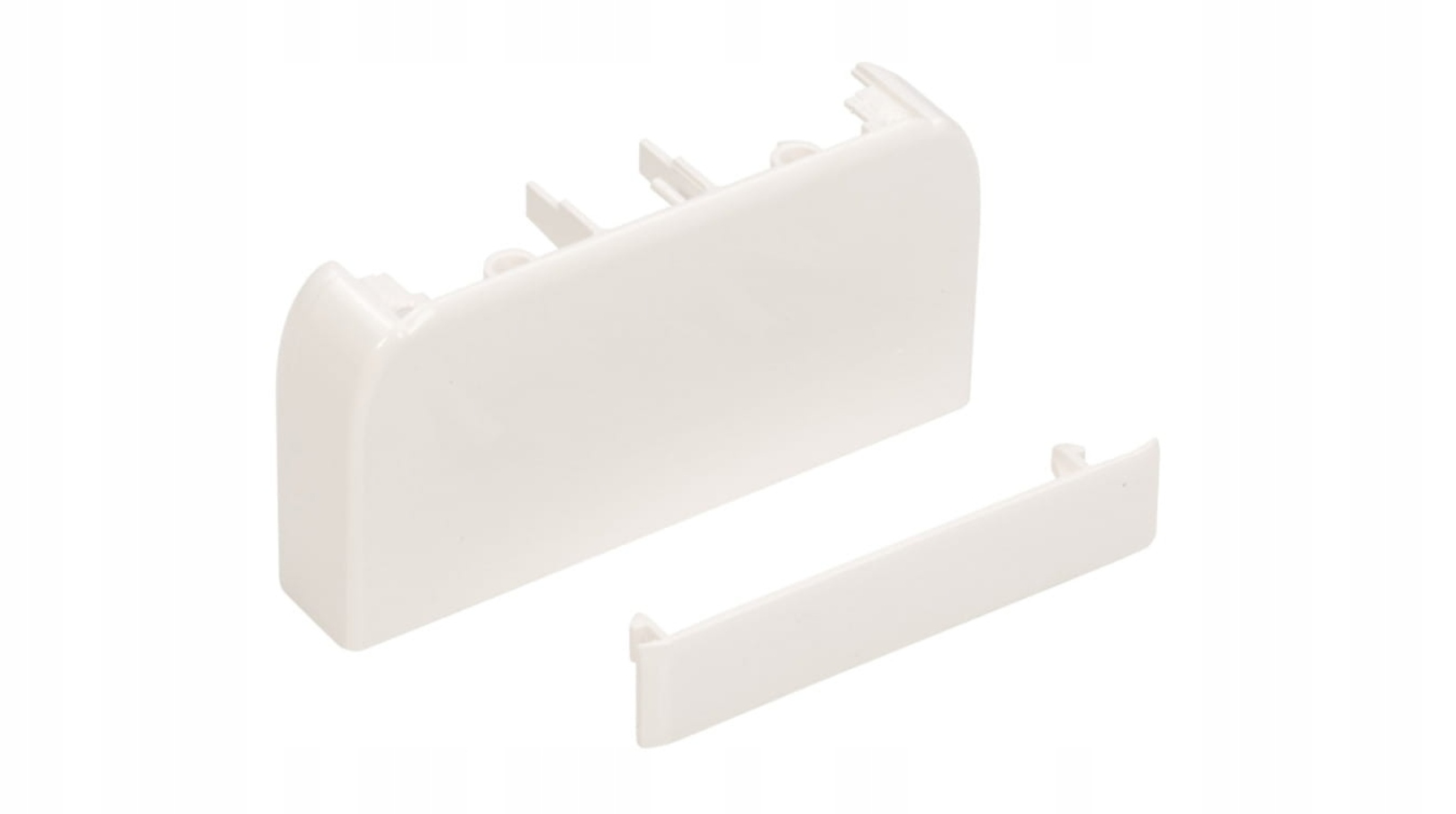 Lewa końcówka kablowa biała - 105x50 mm