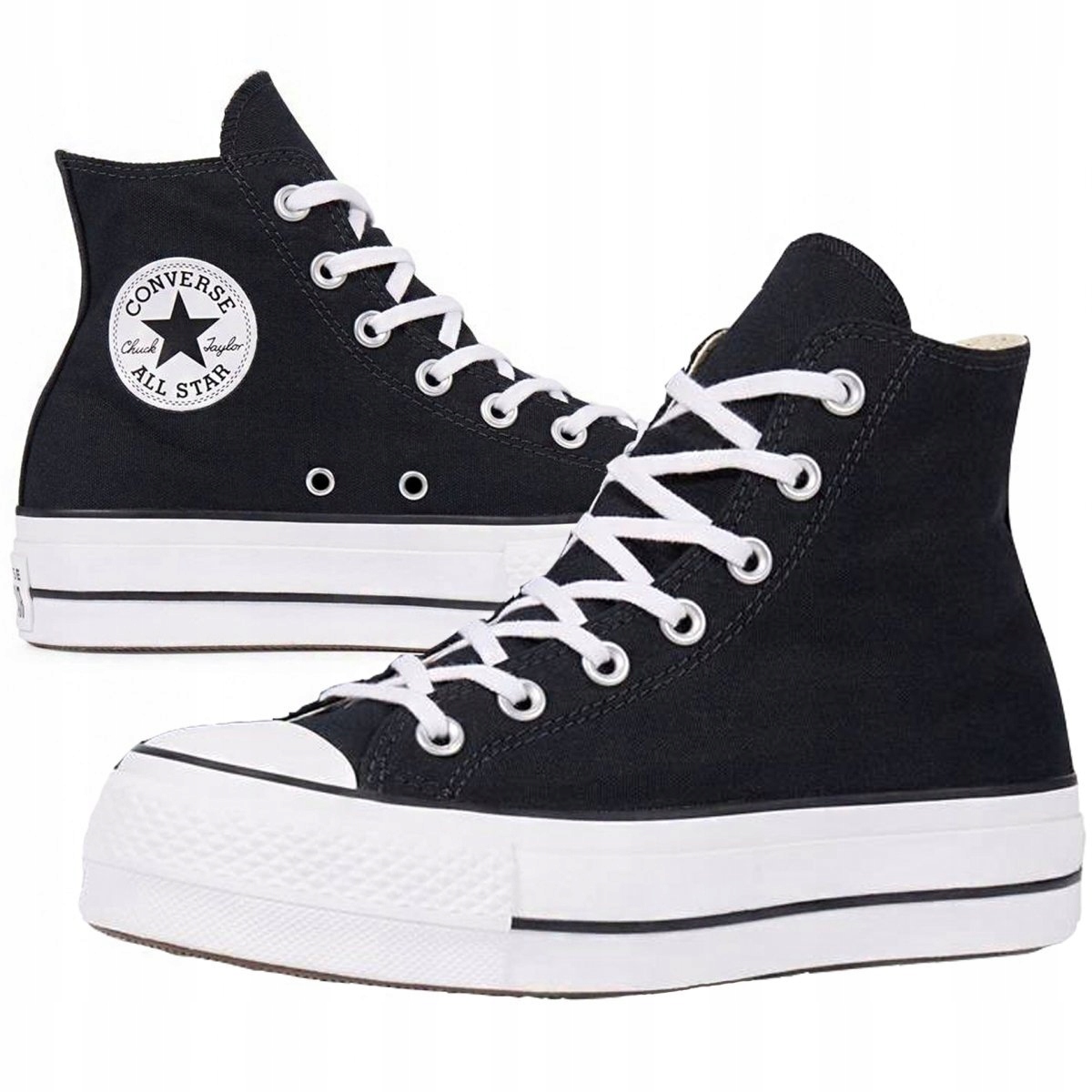Converse All Star tenisky černé platforma 560845C 37