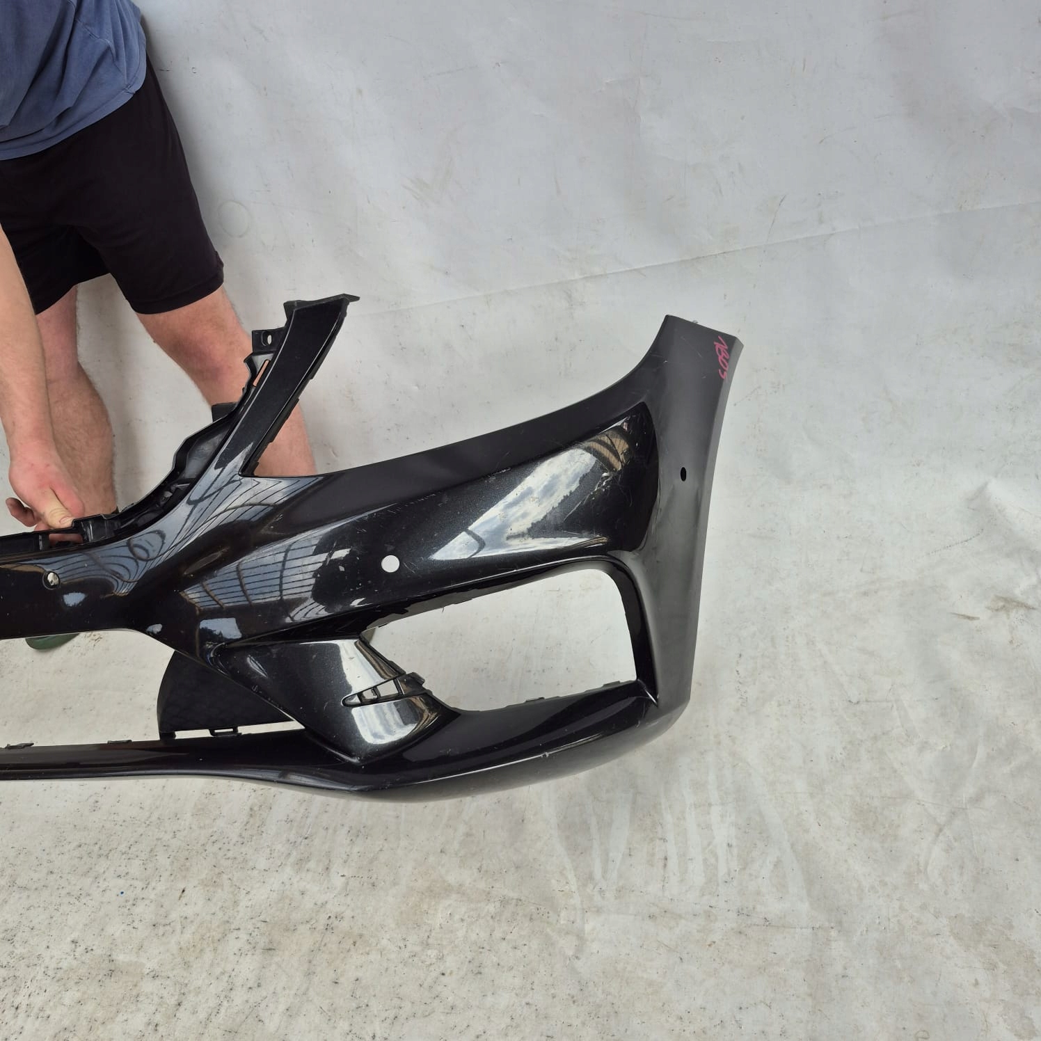 MERCEDES S-KLASA W222 AMG 13- bumper front front PDC