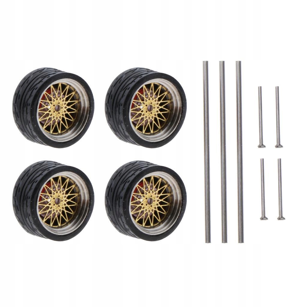 Zmodyfikowane gumowe koła pojazdu Długość 8 cm