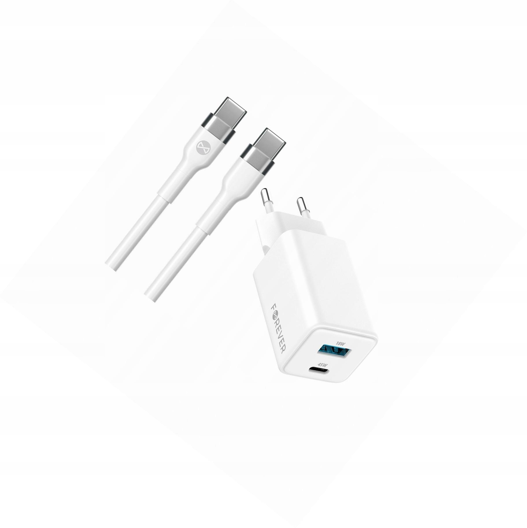Szybka ładowarka GaN 45W Usb-c z kablem do Google Pixel 6 Pro