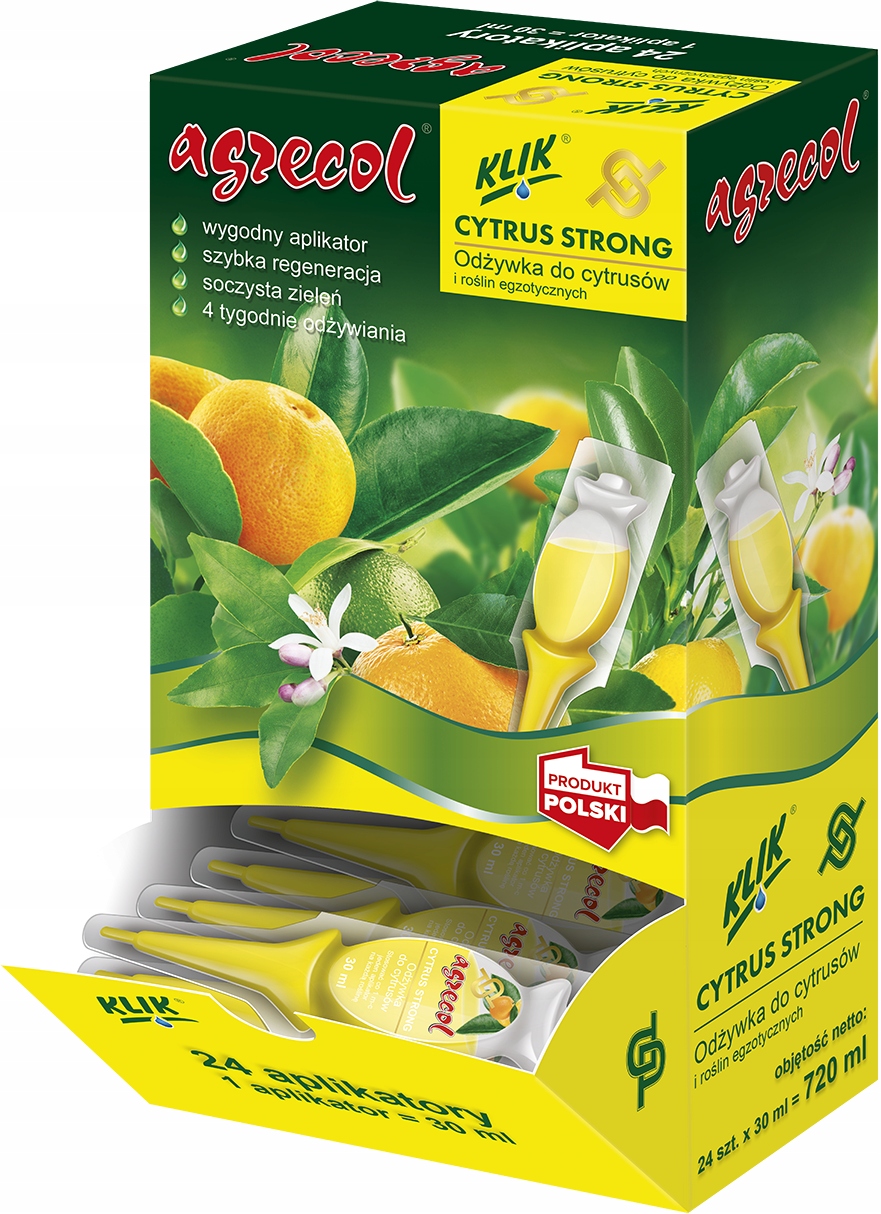 

Odżywka do cytrusów Agrecol Green Strong 24x30ML