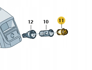 NOWA ORYGINALNA ZAŚLEPKA ATRAPA ZAPALNICZKI AUDI Numer katalogowy części 4H0919311