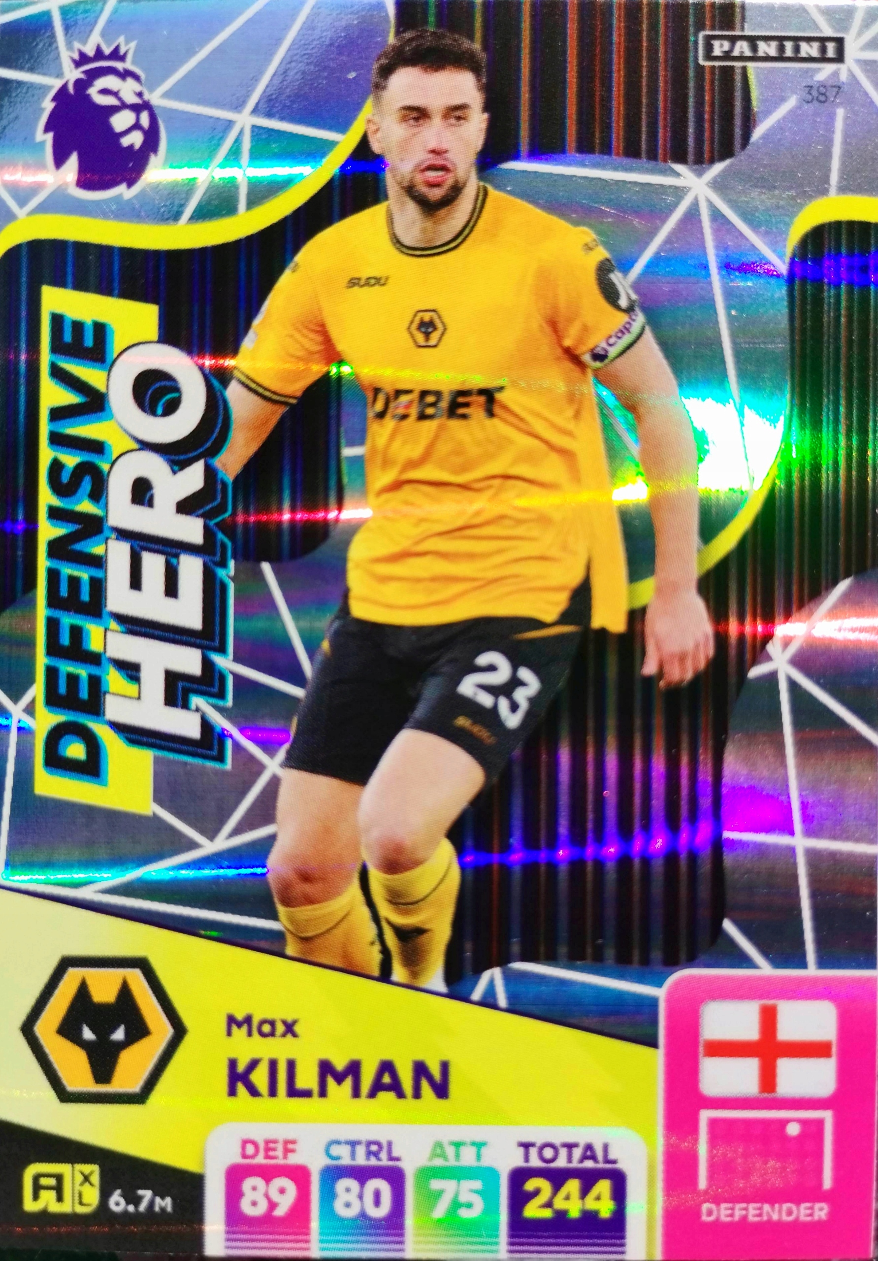 Premier League 2025 Defensive Hero 387 Max Kilman Wolverhampton