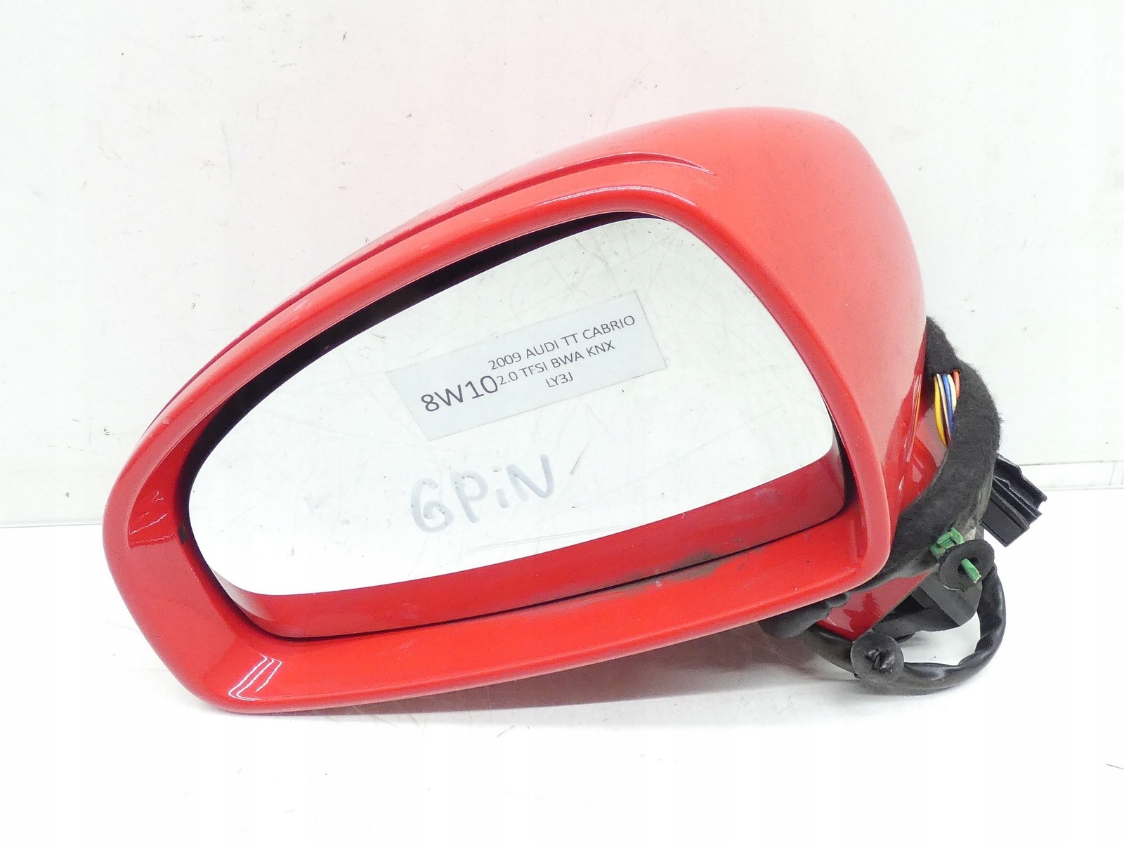 mirror exterior left AUDI TT 8J LY3J 6 PIN